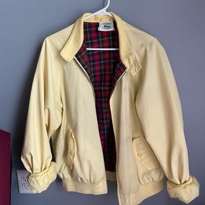 Vintage Yellow Izod Lacoste Jacket